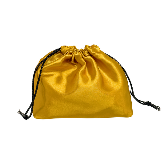 Pochon en satin doré